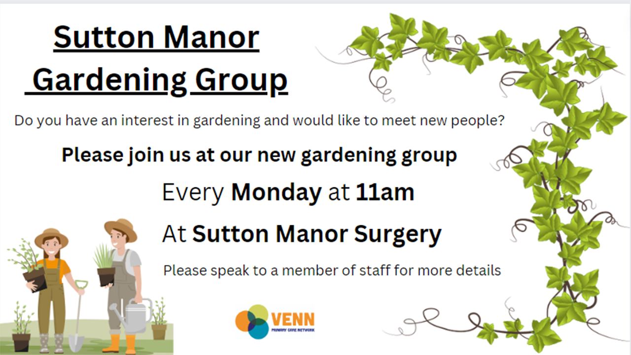 Sutton Manor gardening group